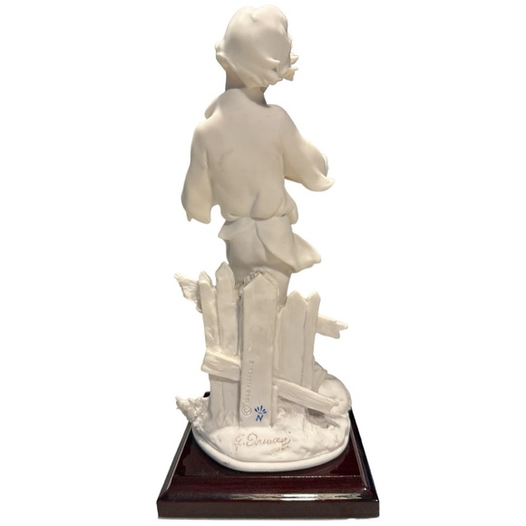 Signed Giuseppe Armani “Boy with Puppy Tenderness” 1988 Florence Italy - Picture 4 of 9